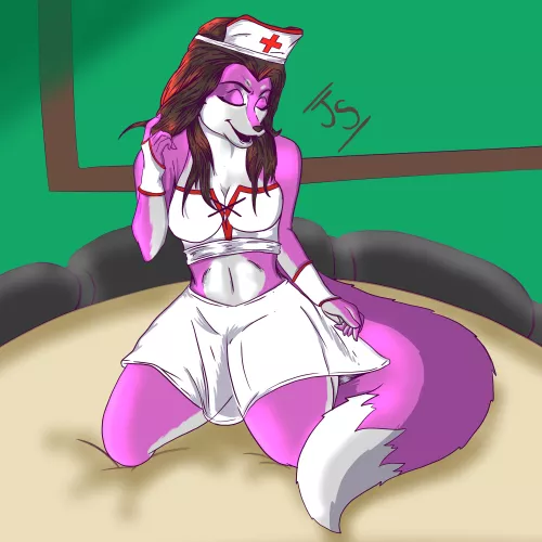 Nurse Furry Porn - Anyone out there in need of a nurse? [OC] nudes by Un_rastro_mas