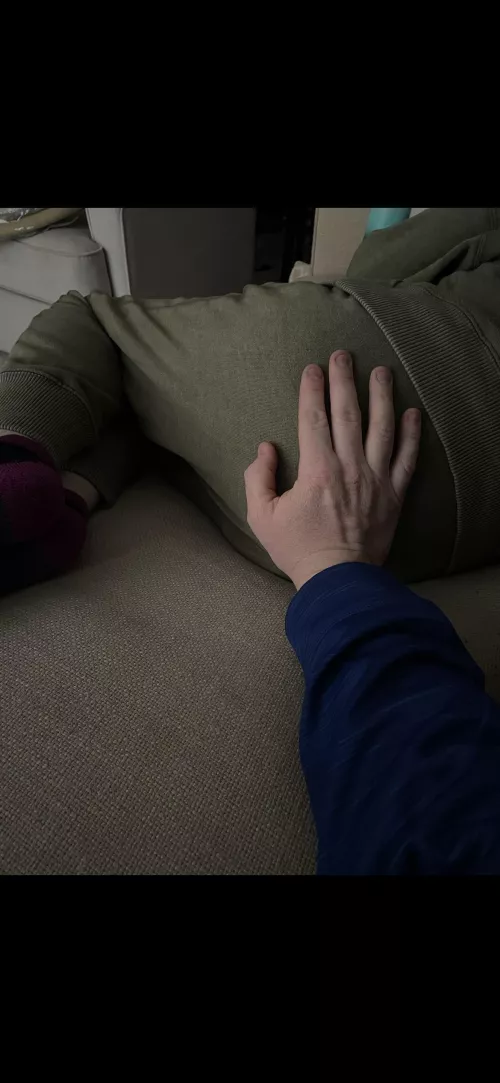 Buddy sent me this pic of my wife while I was out of room