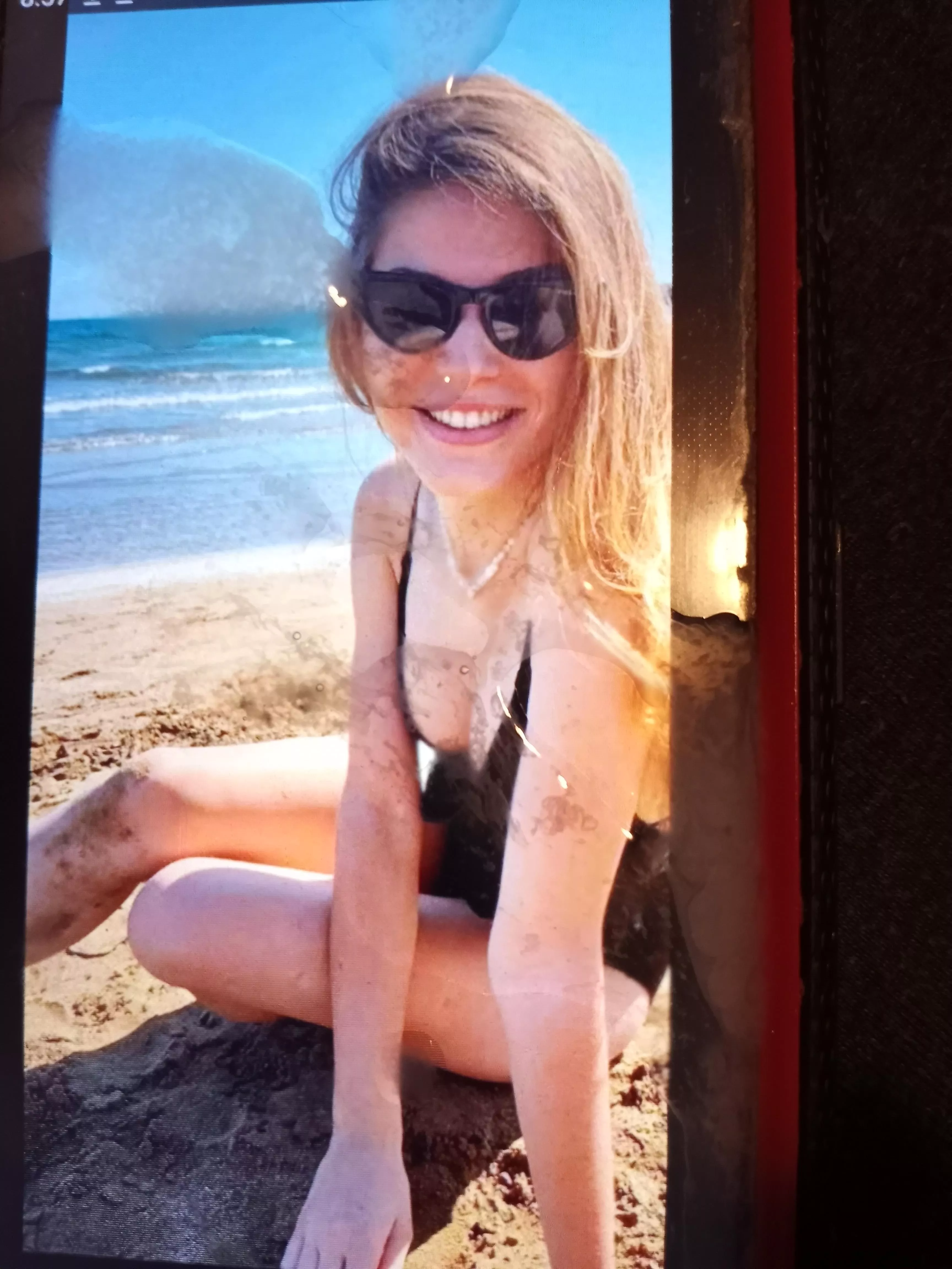 Covered her in my cum