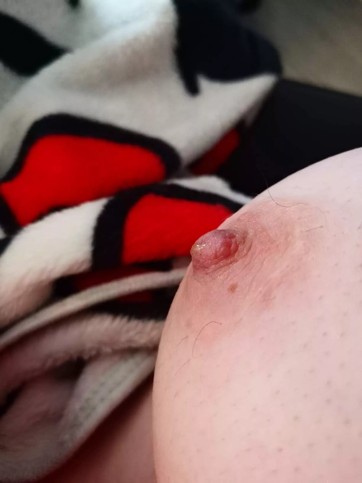 I've been pumping every 4 hours for months to induce lactation and this is the first drop I've gotten so far!