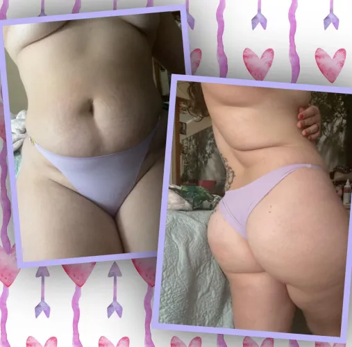 Lilac silky no show panties