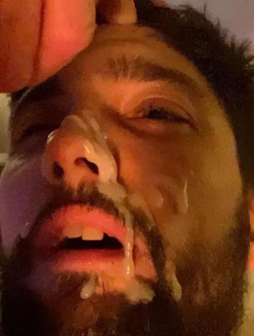 Look at that thick white cum 💦