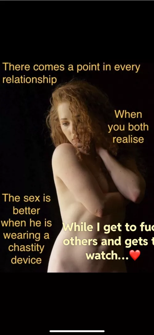 We both get our pleasure in different ways…