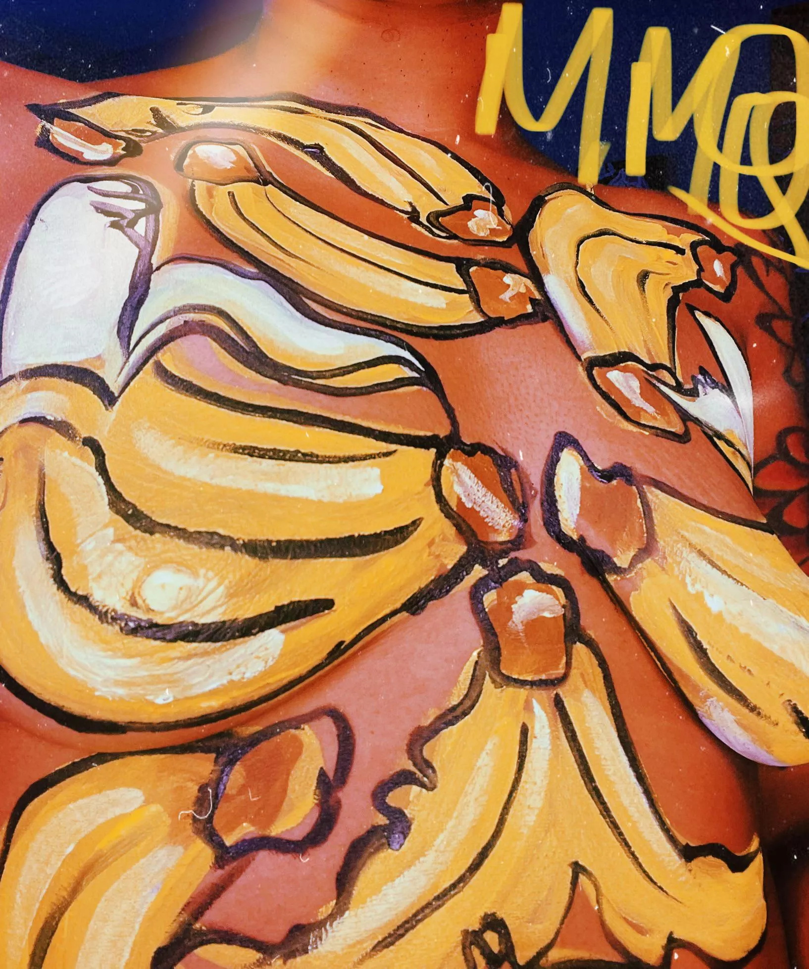 You done slipped into some tatas 🍌 (self bodypaint)
