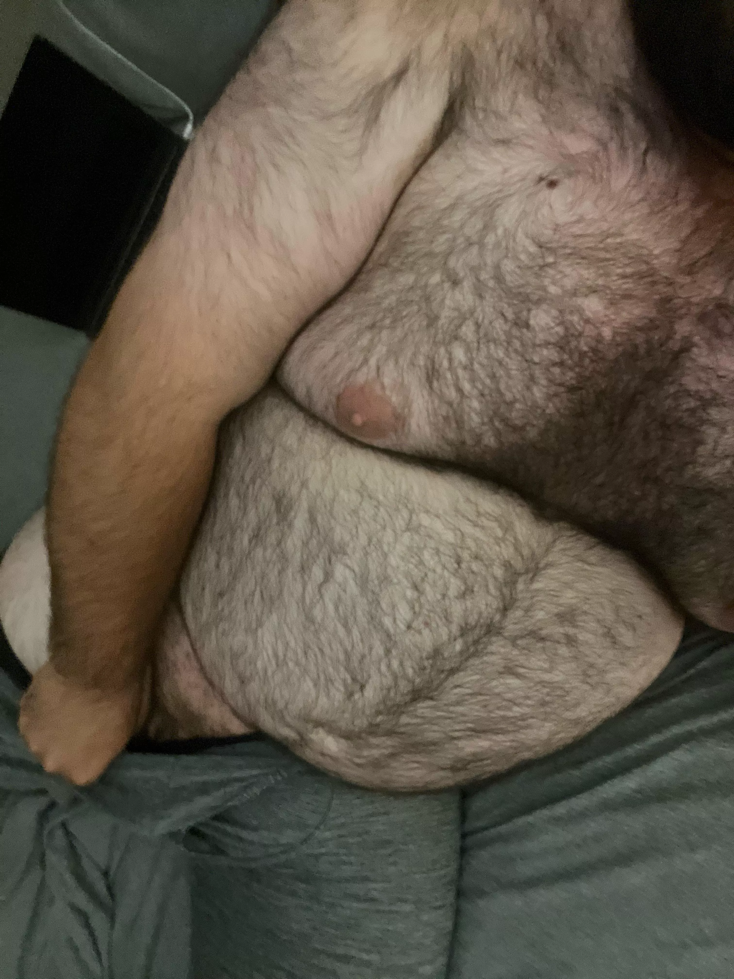 Highly considering stripping down and sleeping in the nude tonight….