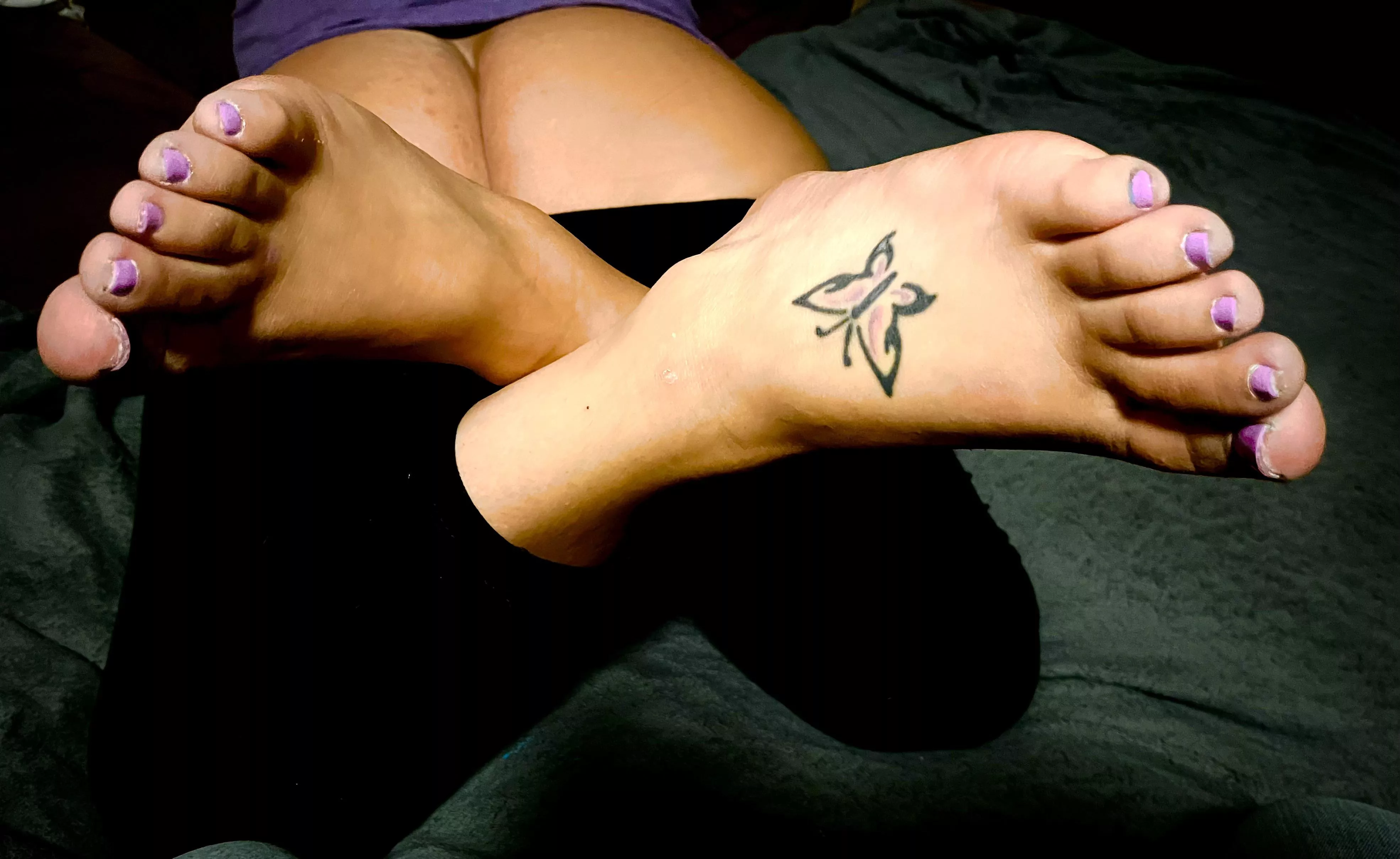 I love the new purple.. now somebody paint them white 🔥