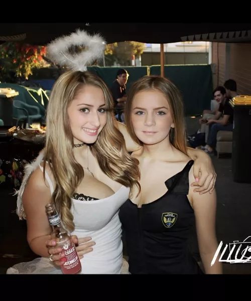 I need your help who is the girl on the left?, Please give a name