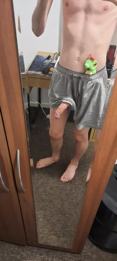 Me and Caterpie ready to catch a Daddy Pokemon!