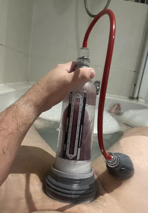 Pumping is addictive. Love seeing how fat it gets in the pump