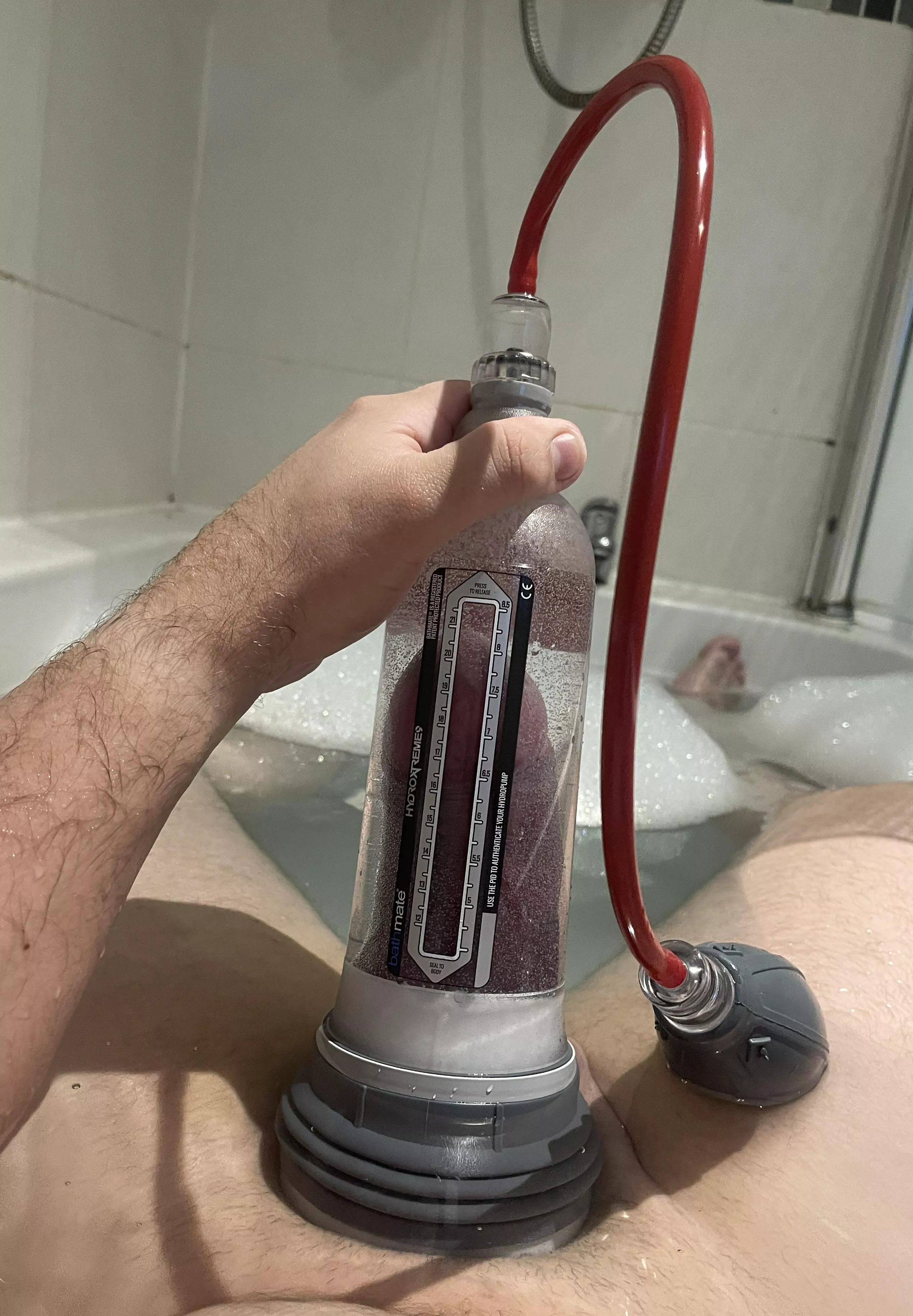 Pumping is addictive. Love seeing how fat it gets in the pump