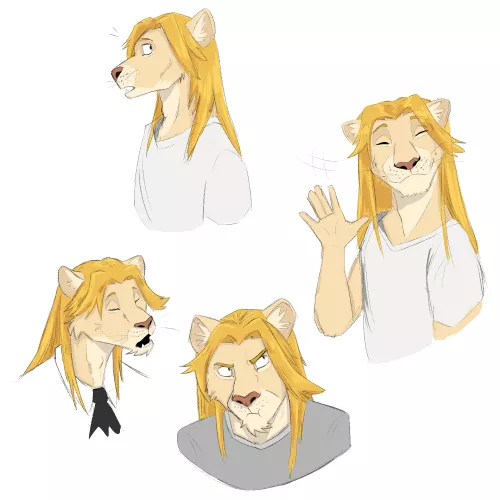 Random sketch of my OC. Trying up new style, tell me if you like it please! I was thinking using him for my YCH examples.