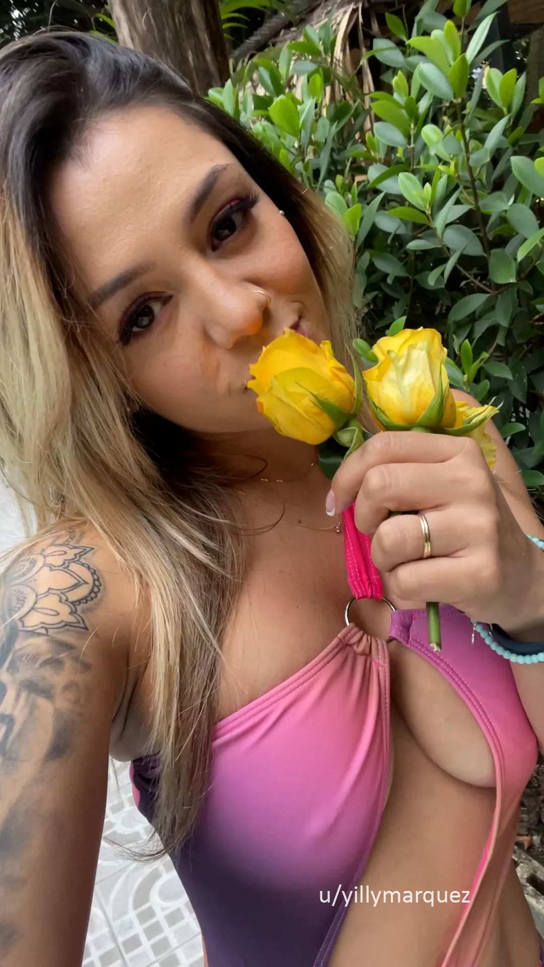Can you water my flowers tonight? nudes by Yillymarquez