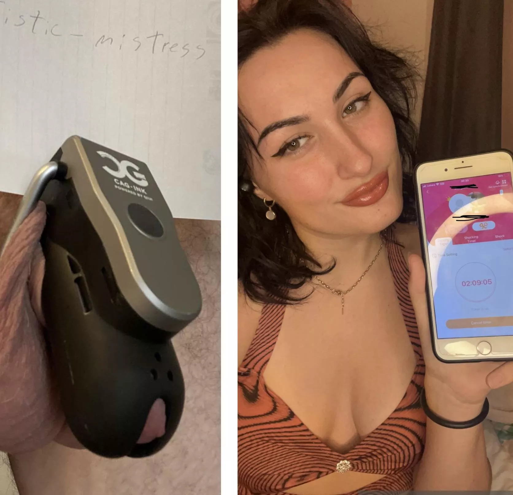 [domme] might just shock him while he’s out in public 😆💥