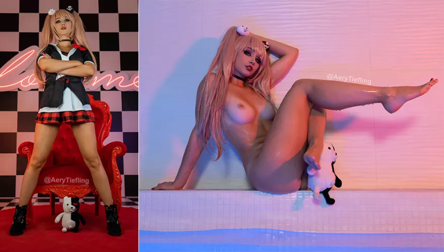 Enoshima Junko from Danganronpa by Aery Tiefling [OC]