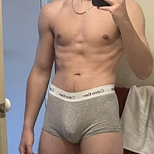 grey boxers :)