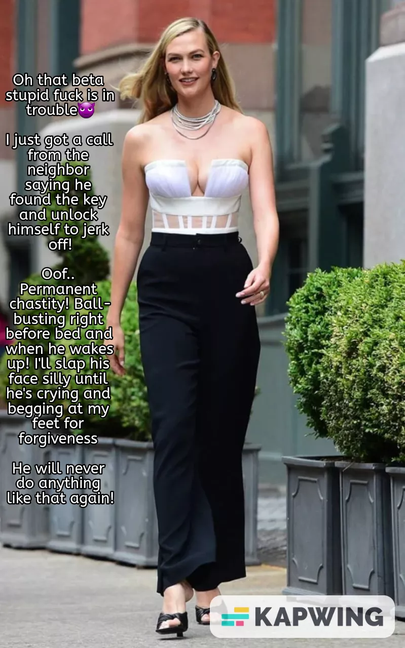 Mistress is pissed and on her way back home