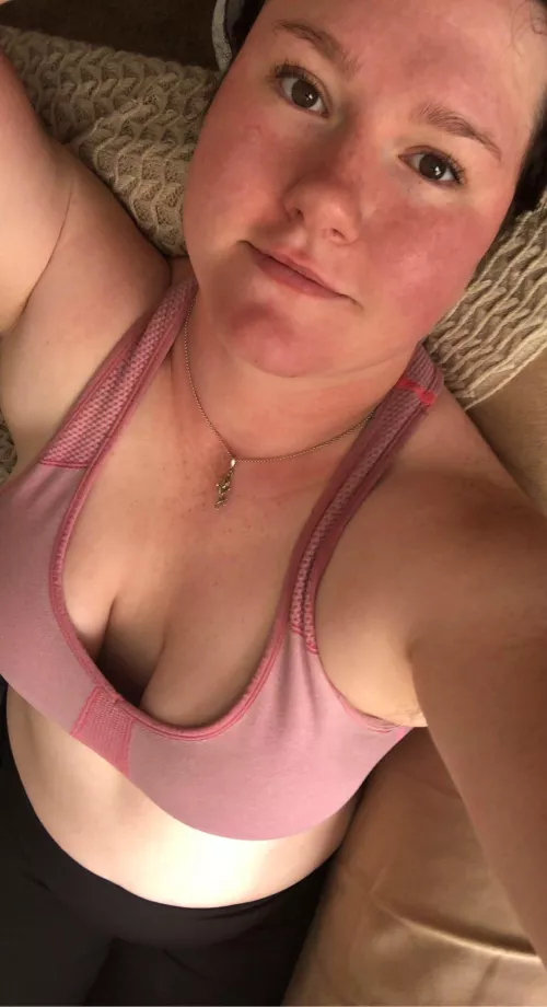 My skin is almost the color of my bra lol