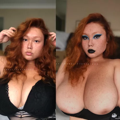 [OC] with and without makeup, which do you prefer?