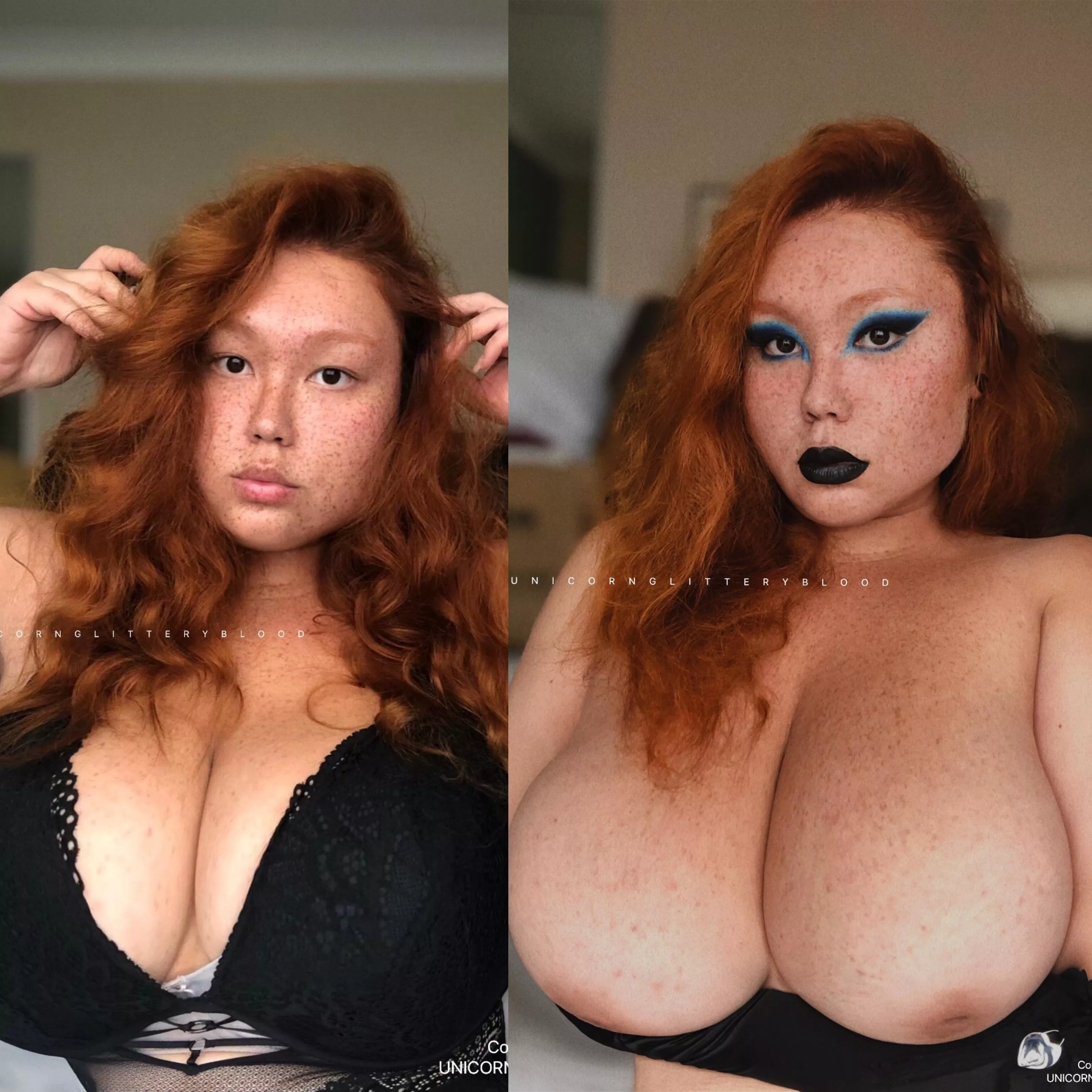[OC] with and without makeup, which do you prefer?