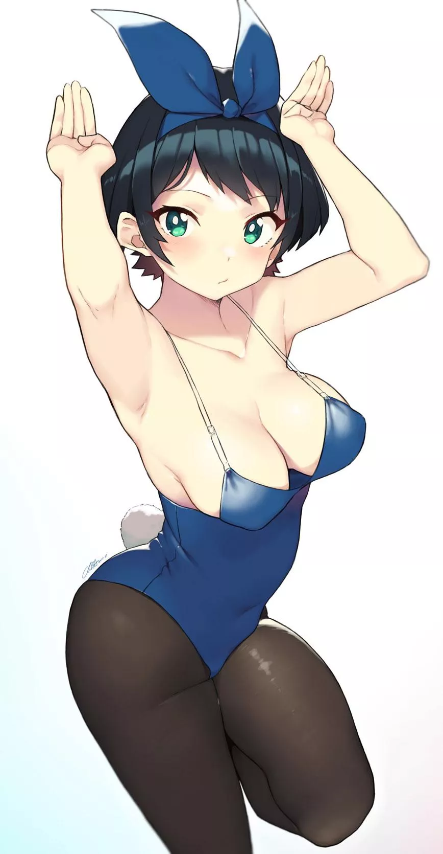 Ruka in her bunny outfit