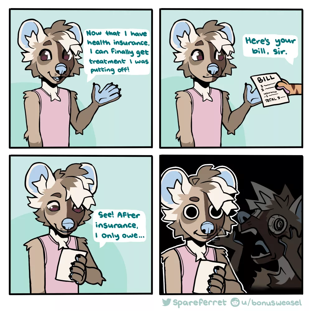 thanks insurance (by me, spareferret on twitter)