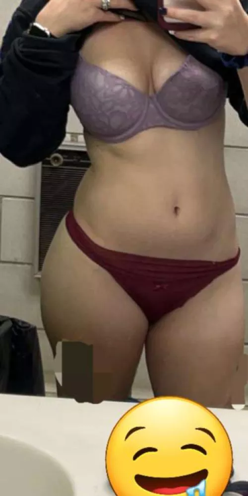 wanted to take more off but almost got caught...