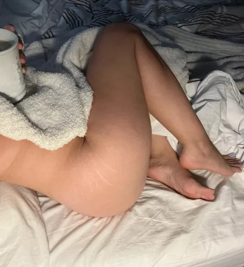 Would you rub my feet while I drink my morning cup of coffee?😋☕️