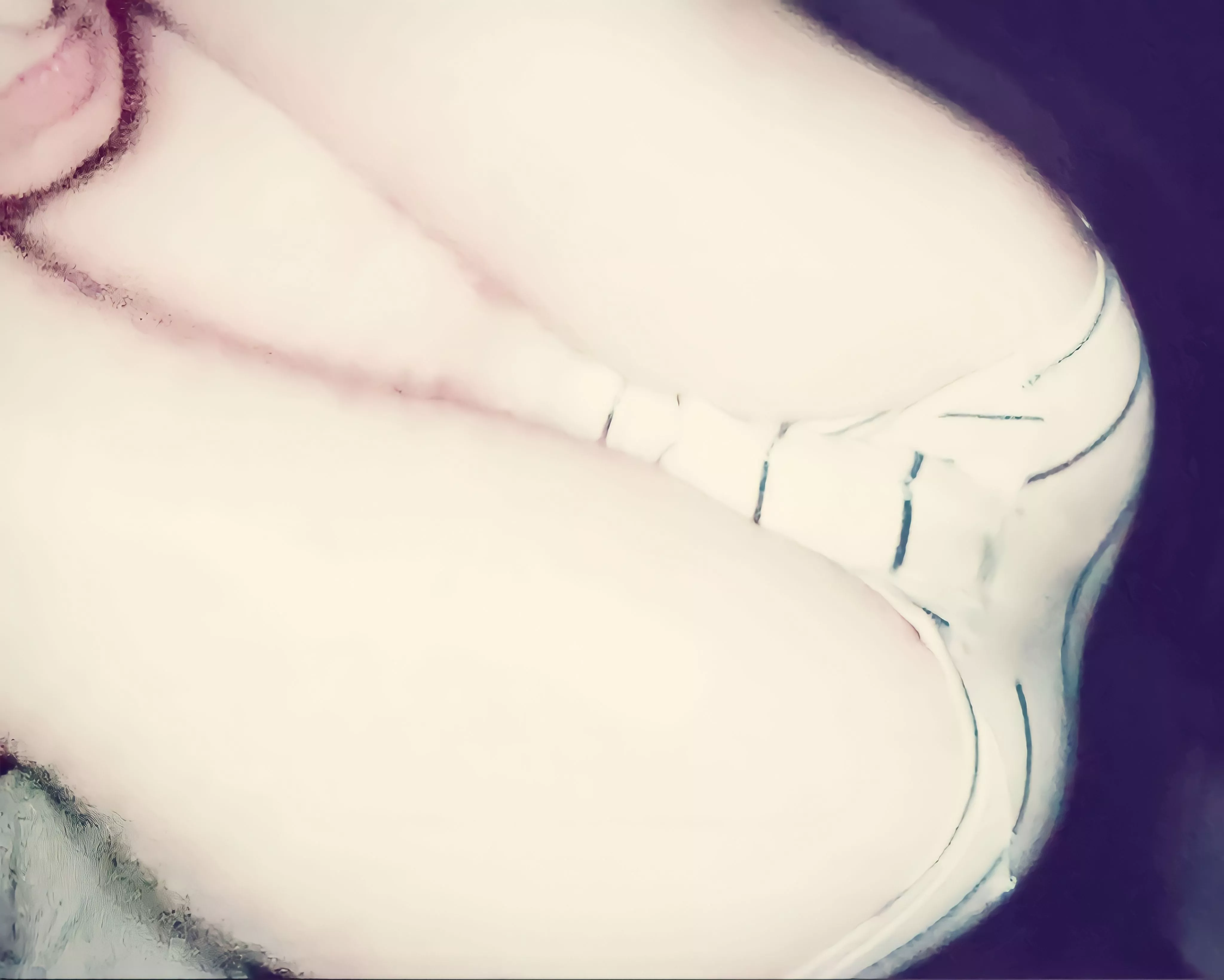 Folding myself in my anime school girl panties 😁 (Sorry for bad quality)