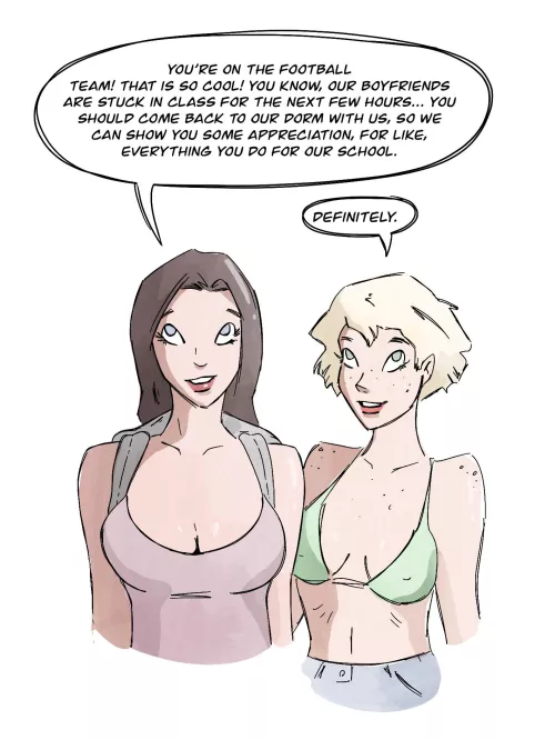 Here’s one for all you college cucks out there.