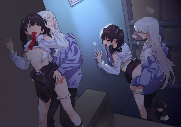 Kaede Fucks Mito In A Storage Room
