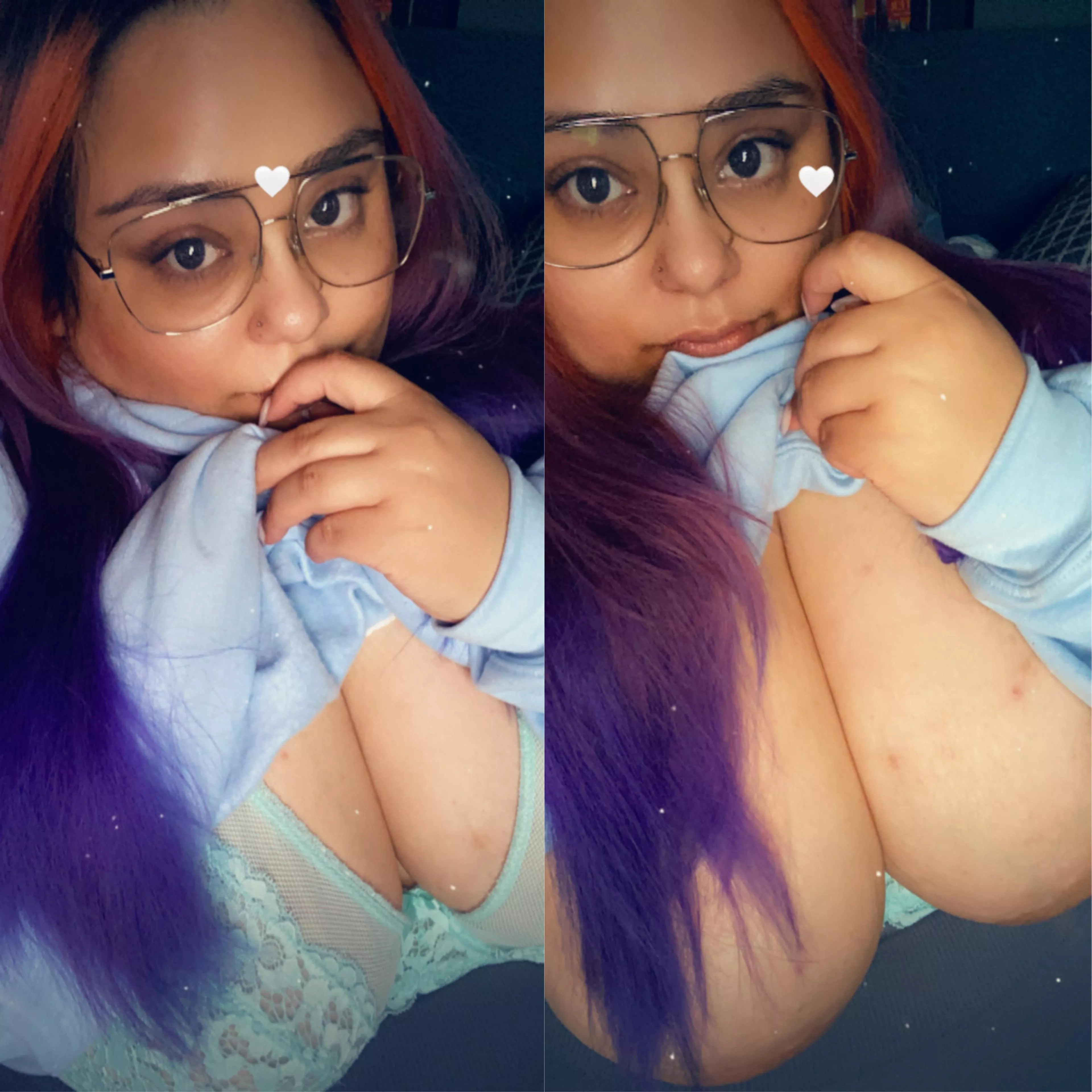 Oo little peekaboo boobies with my favourite lace bra to fuck in 🥵🍑🍆💦😈