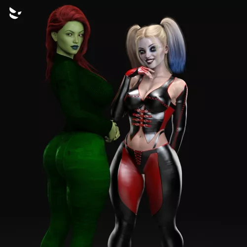Poison Ivy & Harley Quinn (GM Studios/Ghost GM) [DC]
