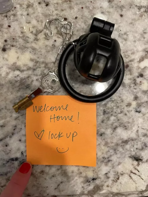 Starring our marriage off right! 🔐😈