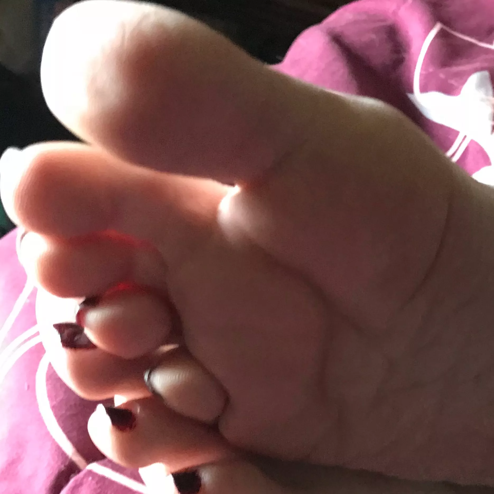 sweaty and in your face