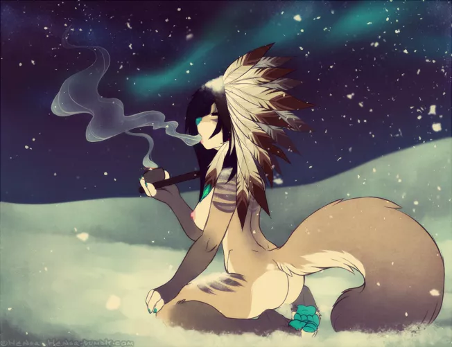 Can I have a bit of that space dope? [F] (waitress)