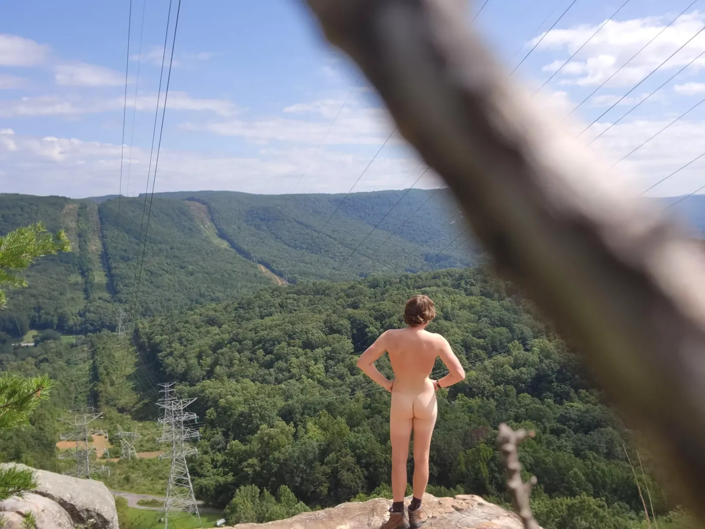 Didn't get to hike all the way there naked, but got to enjoy the view