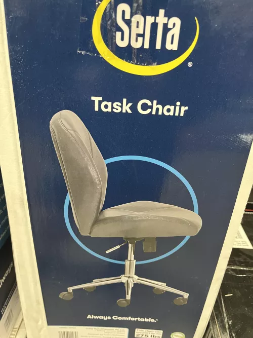 Found out in the wilds of Sam's Club....pretty niche, Serta. Well done. (I love tasks so this totally caught my eye)