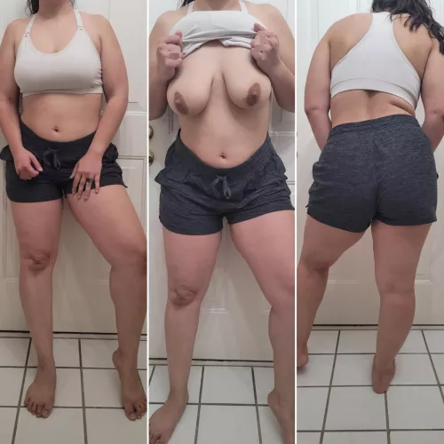 Good morning! I hope this mom of 2 can still get you hard😈[F]34