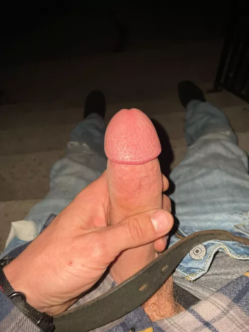 Having fun on the front porch