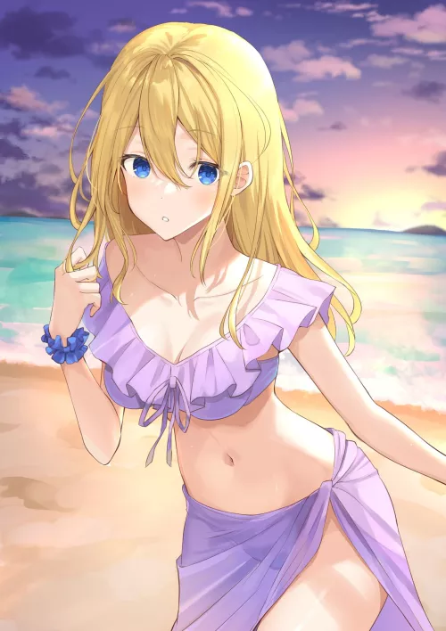 Hayasaka at the beach [Kaguya Sama: Love is War]