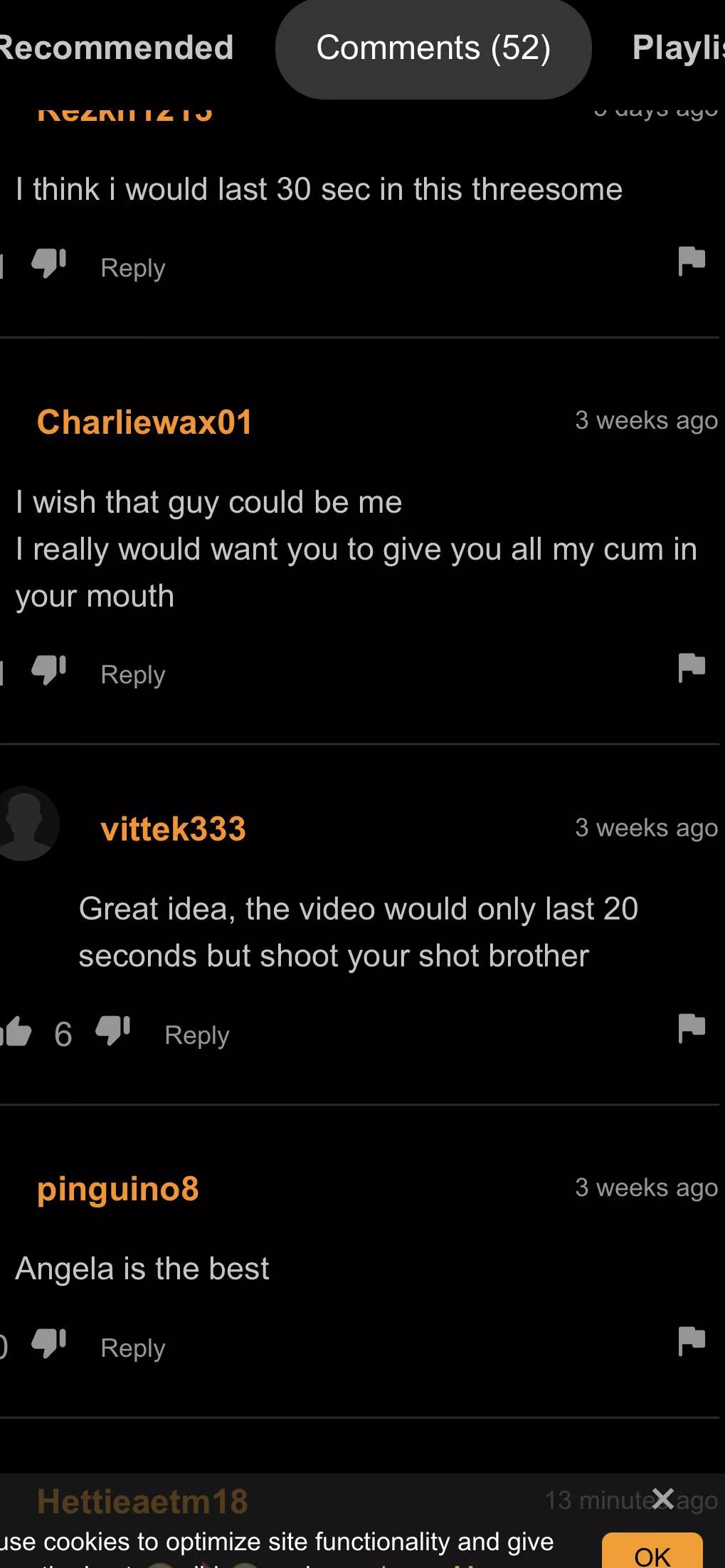 He didn’t see that cumming