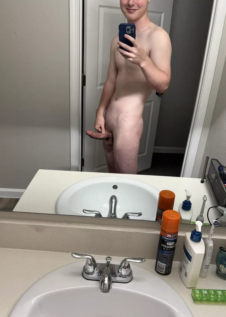 I may not be massive but I still think I have a nice cock.