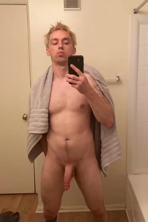 Just showered