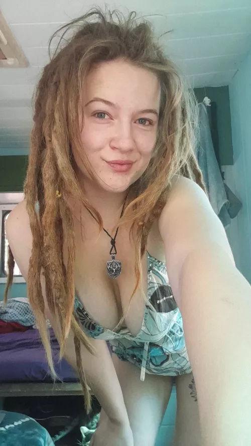 Just woke up.. Was in no need of a bra today.