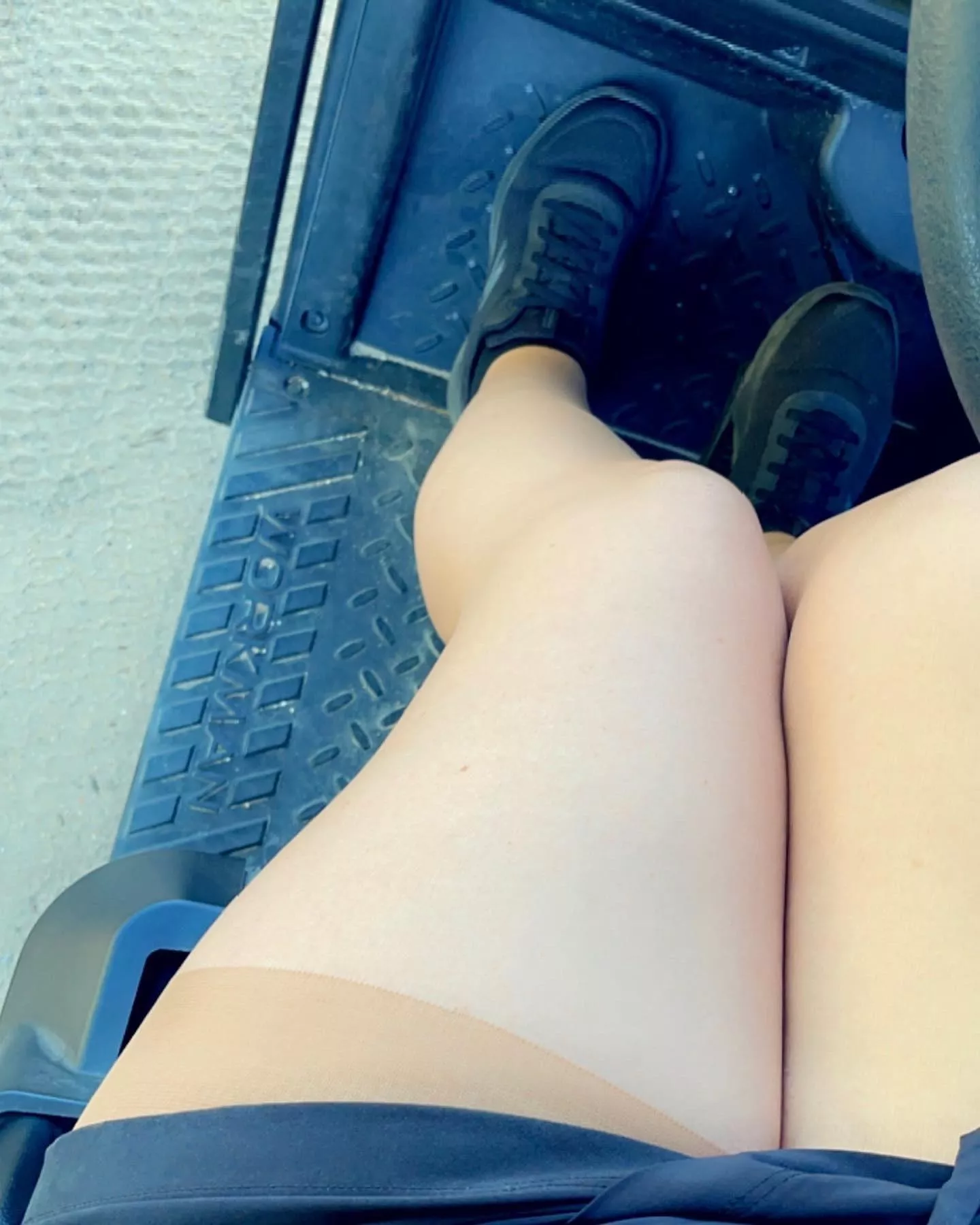 Last week on the golf course.