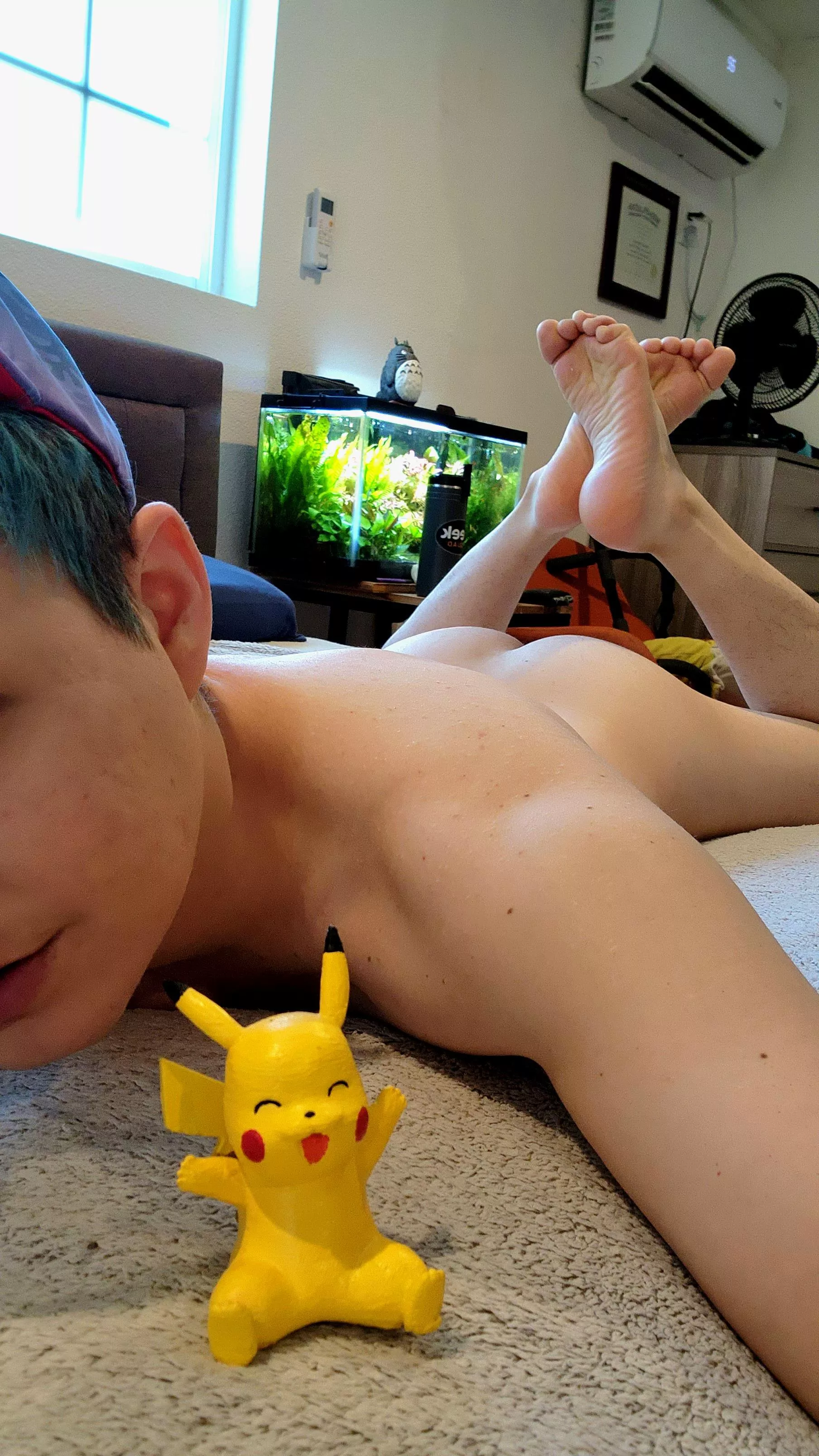 Let Pikachu watch as you empty your balls inside me 😜💦