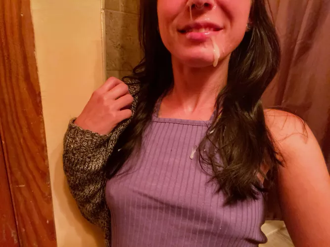 That was a thick one. It barely dripped!