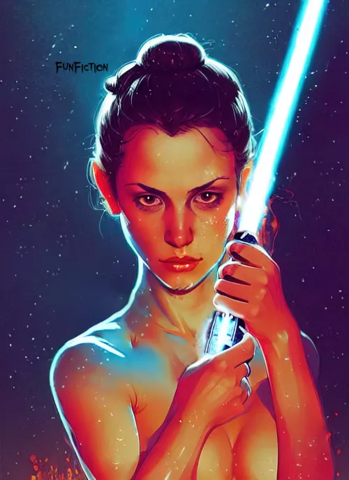 Yet another girl with a lightsaber (FunFiction)