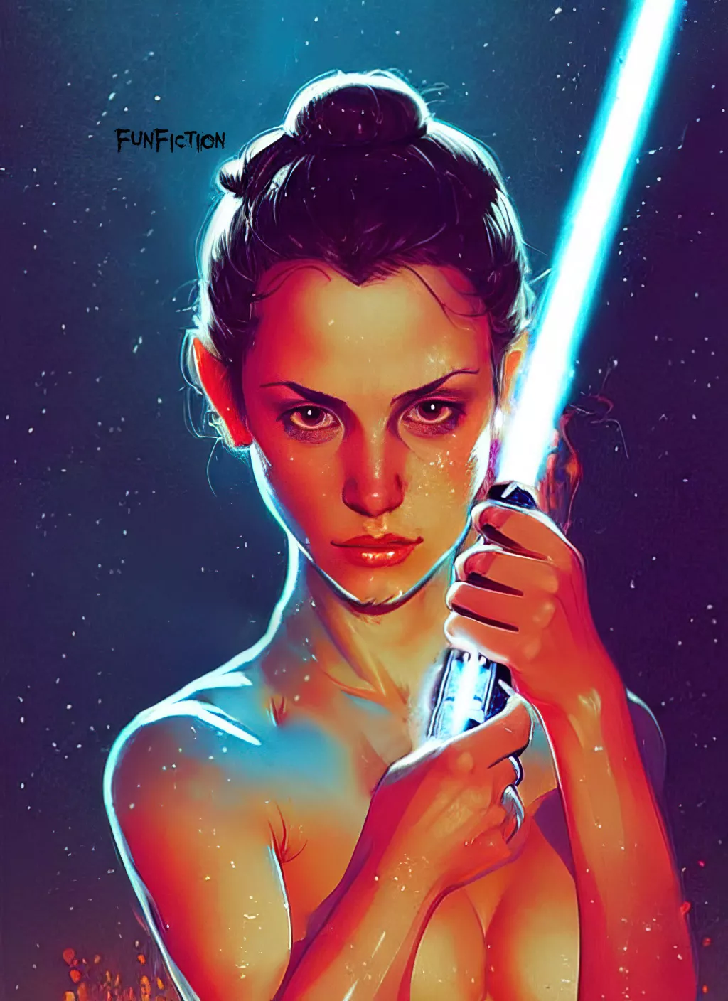 Yet another girl with a lightsaber (FunFiction)