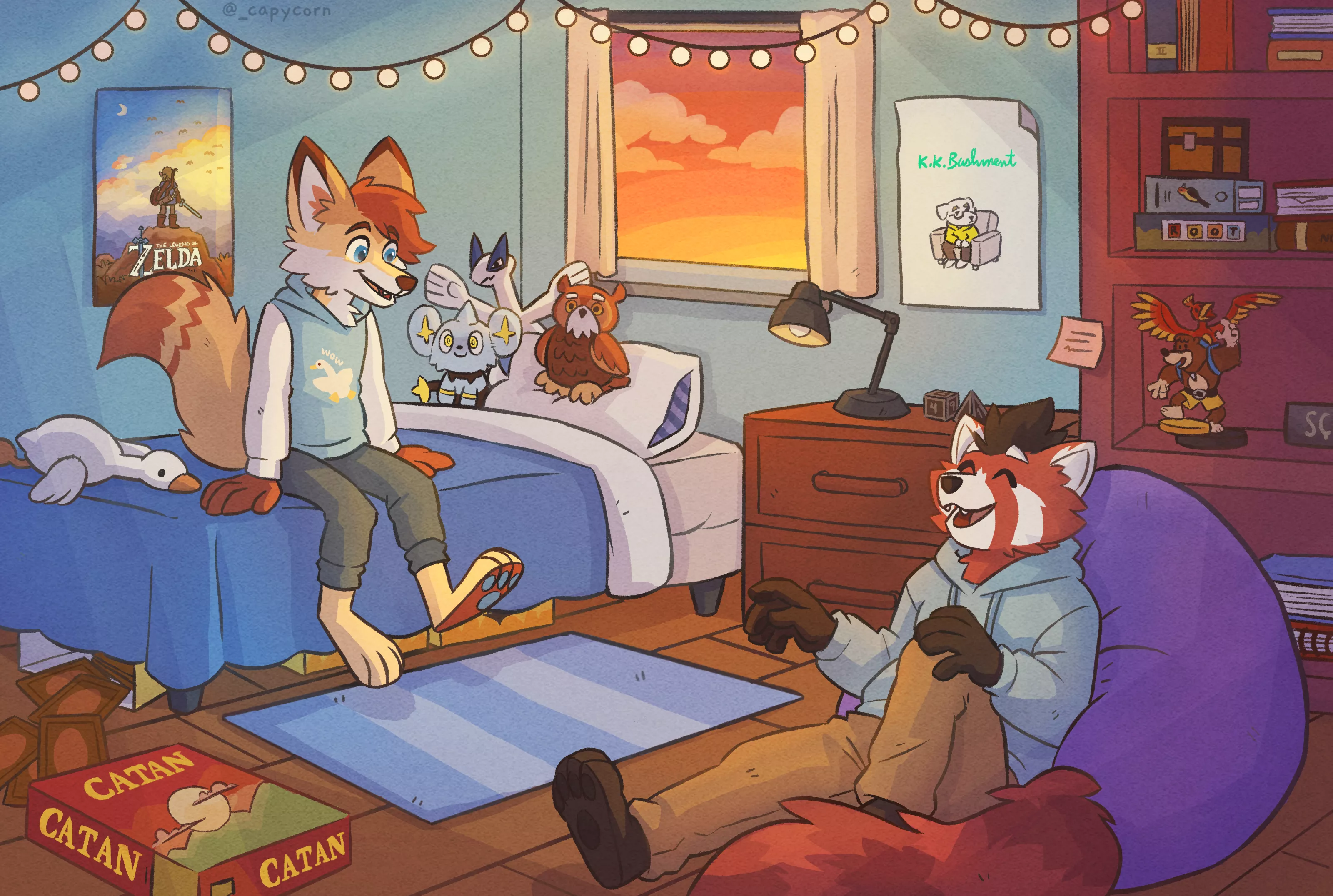 Illustration for someone on Twitter :) (art by me _capycorn)